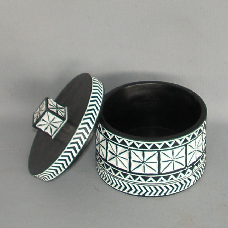 COVERED BOX - AZTEC (12cm)