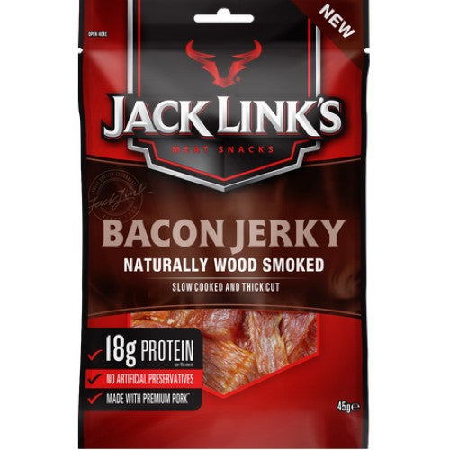 Jack Link's Bacon Jerky 45g - Pack of 10