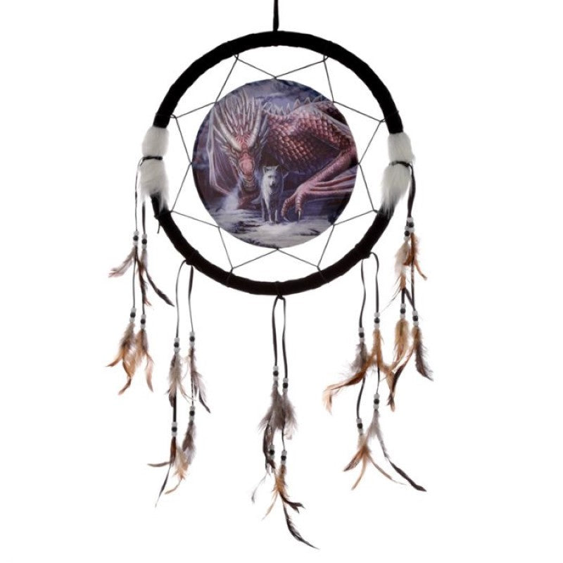 Dreamcatcher Print - Alliance Dragon and Wolf Lisa Parker (33cm)