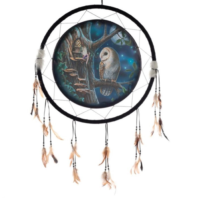 Dreamcatcher Print - Fairy Tales Owl & Fairy Lisa Parker (60cm)