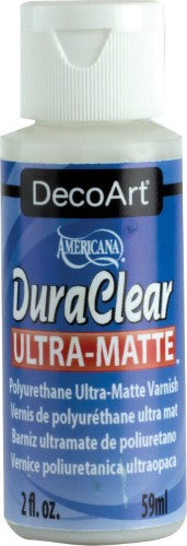 DecoArt 2oz Duraclear Varnish offers a clear, durable finish for artworks, enhances clarity, and resists yellowing.