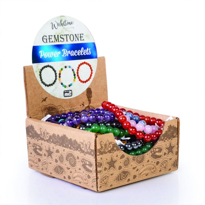 Gemstone Bracelet - Power Bead (Set of 25 Assorted)