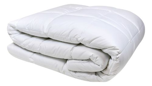 Soft microfibre duvet inner, 340GSM, single size 140 x 210cm, hypoallergenic, ideal for year-round comfort and warmth.