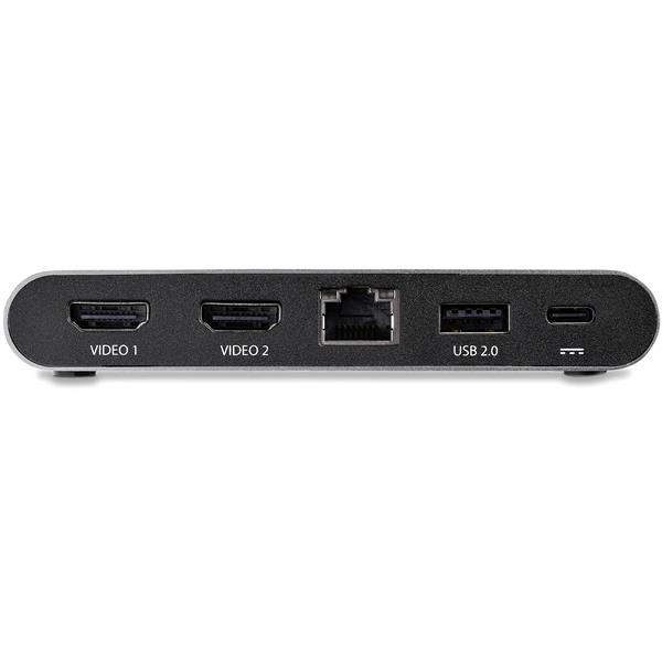 Dual HDMI USB-C Docking Station for Windows Laptops - 4K Dual Monitor Support & Power Delivery