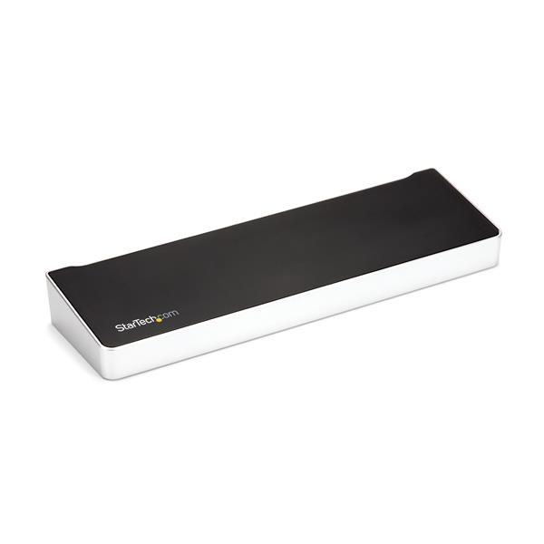 USB-C Docking Station with 4K triple monitor support, 100W PD, HDMI, DisplayPort, and multiple USB ports for enhanced productivity.