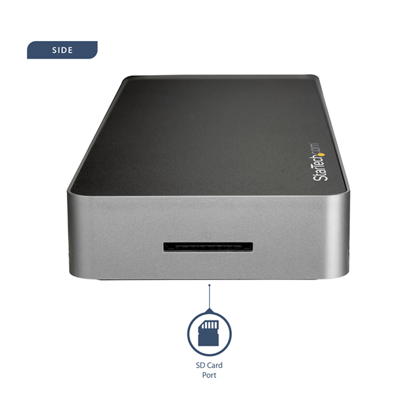 Dual 4K USB C Dock for Windows & Mac - Extend Dual Monitors, 60W Power Delivery, SD Reader
