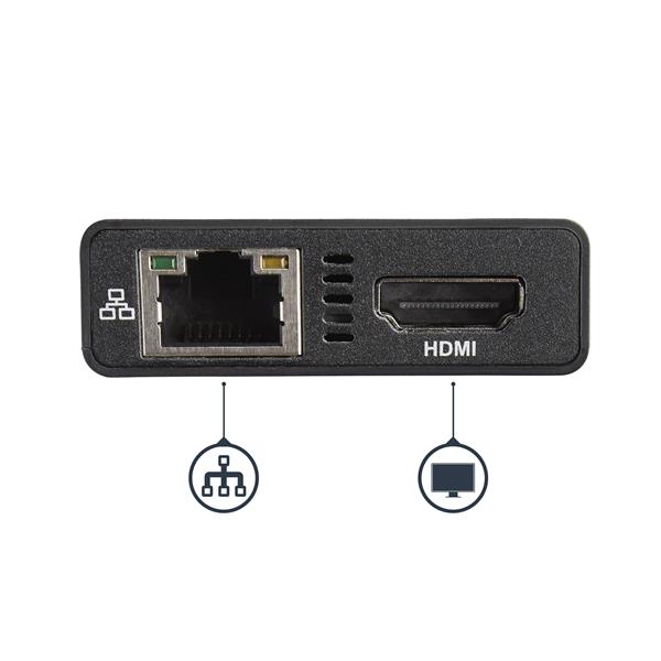 USB-C Multiport Adapter with 4K HDMI, Power Delivery, Gigabit Ethernet & USB 3.0 for seamless connectivity and productivity.