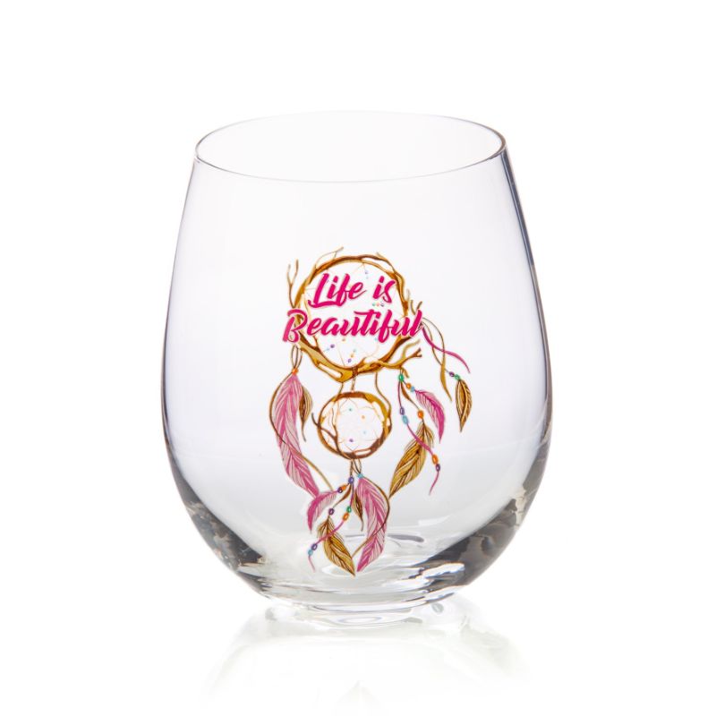Stemless Glass - Life is Beautiful Tallulah Dream (12.5cm)
