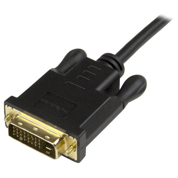 3ft DisplayPort to DVI cable for 1920x1200 resolution, connecting laptops to DVI monitors or projectors seamlessly.