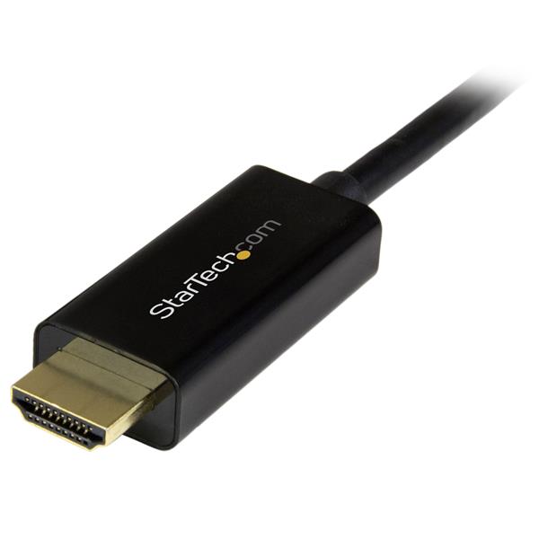 Premium 6 ft DisplayPort to HDMI converter cable supporting 4K UHD for seamless visual connectivity with laptops and monitors.