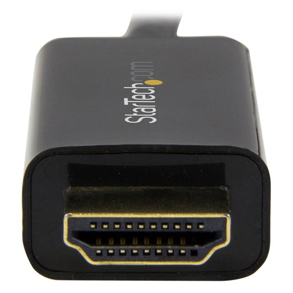 Premium 6 ft DisplayPort to HDMI cable, 4K support for seamless connection between laptops, desktops, and monitors.