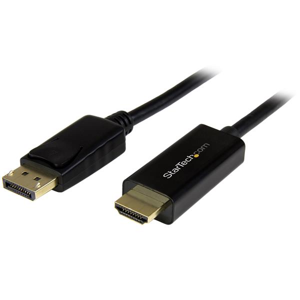 Premium 6 ft DisplayPort to HDMI converter cable for 4K visuals, perfect for laptops and monitors.