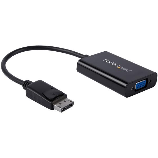 High-Quality DisplayPort to VGA Adapter with Audio for Seamless Multimedia Connectivity