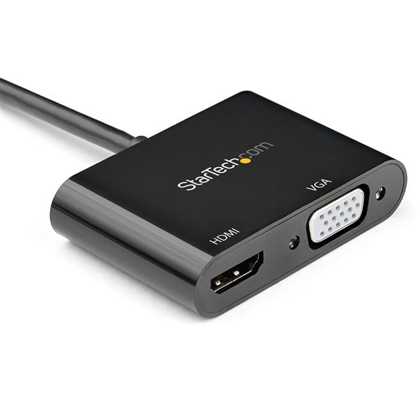 4K 60Hz DisplayPort to HDMI VGA Adapter - Supports Mac & Windows - Dual Output Connectivity