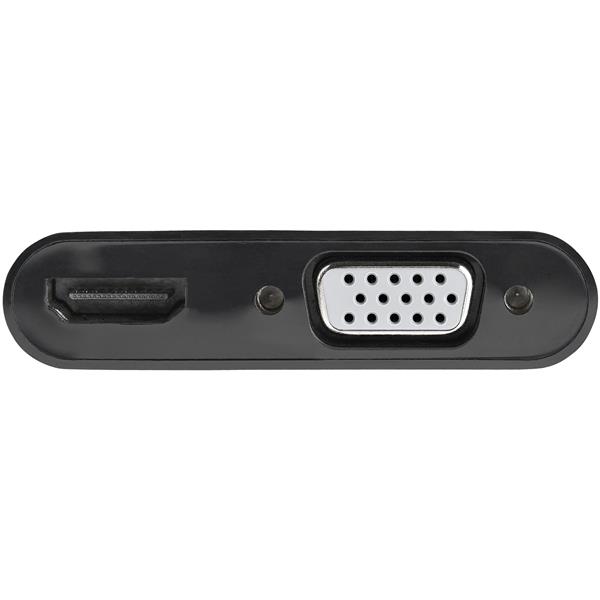 4K 60Hz DisplayPort to HDMI VGA Adapter - Supports Mac & Windows - Dual Output Connectivity