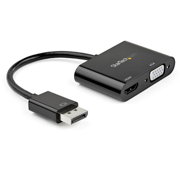 4K 60Hz DisplayPort to HDMI VGA Adapter - Supports Mac & Windows - Dual Output Connectivity