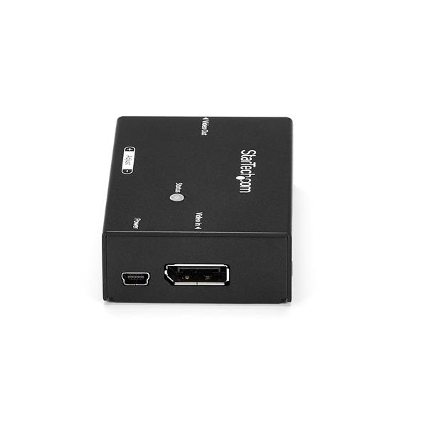 High-Performance DisplayPort Signal Booster for clear 4K 60Hz video over long distances, ideal for gaming and streaming.