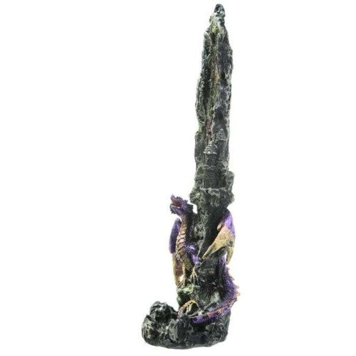 Incense Stick Burner - Dragon Waterfall Upright Ashcatcher (Set of 2 Asstd)