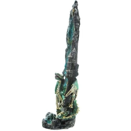 Incense Stick Burner - Dragon Waterfall Upright Ashcatcher (Set of 2 Asstd)