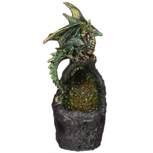 Ornament - Dark Legends Crystal Cavern LED Dragon (Set of 2 Asstd)