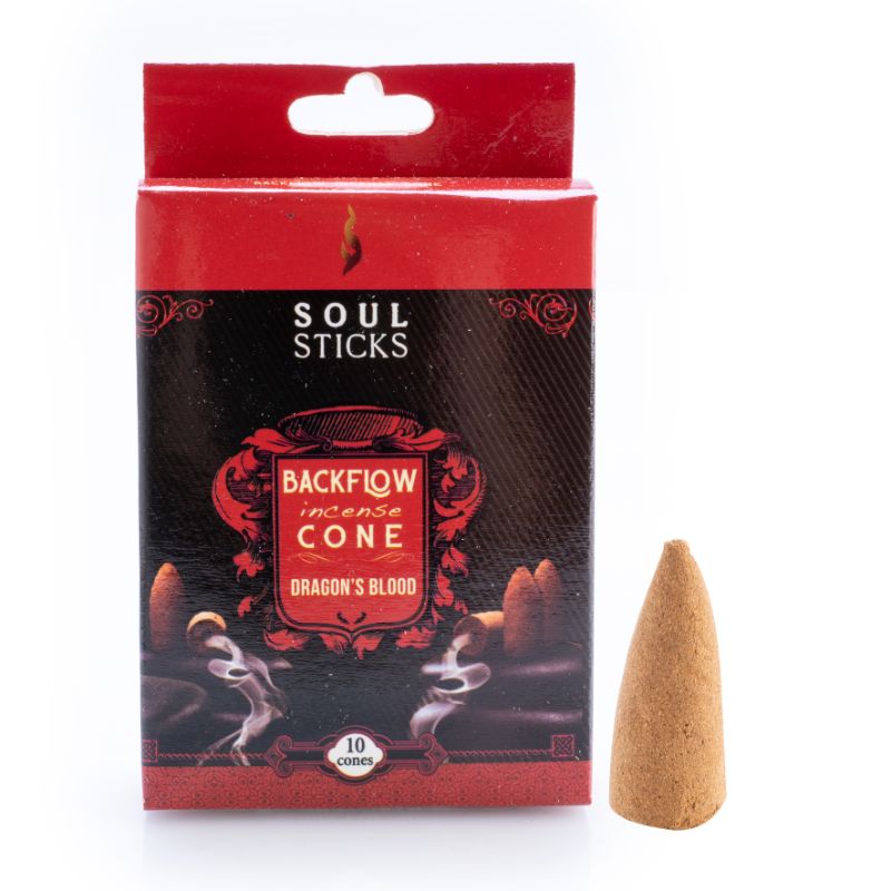 Backflow Incense Cone - Soul Sticks Dragon's Blood (12 Packs)
