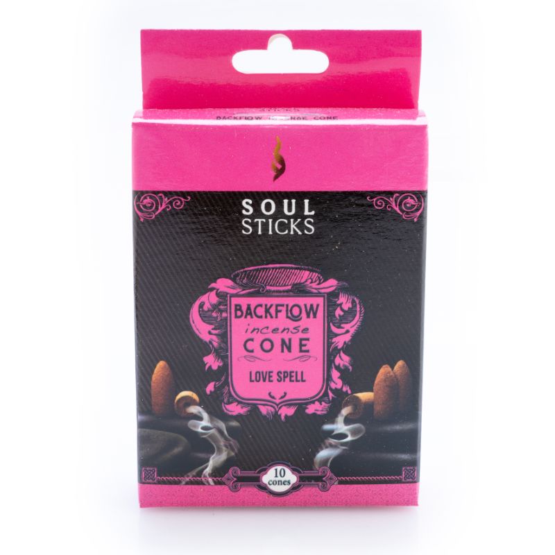 Backflow Incense Cone - Soul Sticks Love Spell (12 Packs)