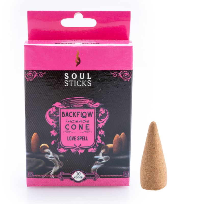 Backflow Incense Cone - Soul Sticks Love Spell (12 Packs)