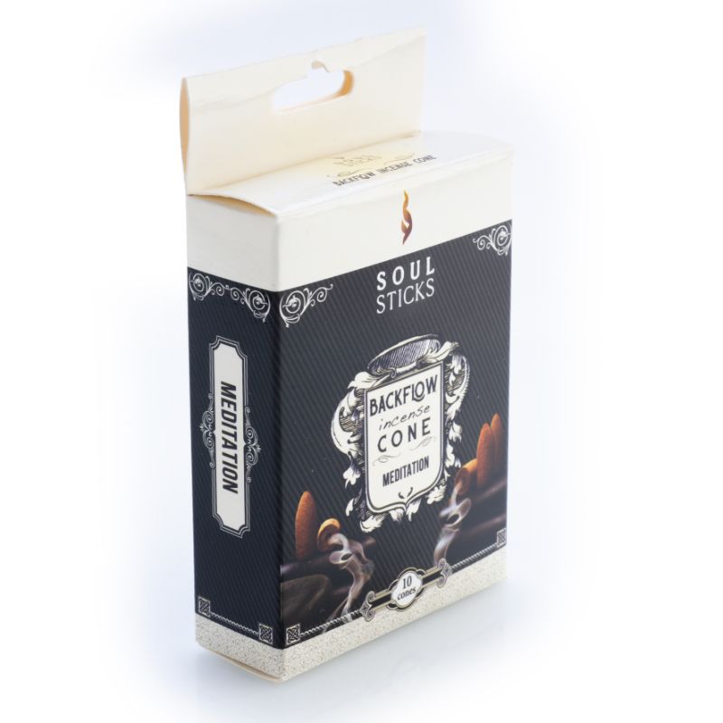 Backflow Incense Cone - Soul Sticks Meditation (12 Packs)
