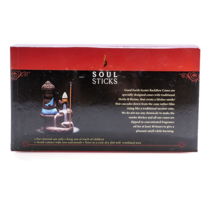 Backflow Incense Cone - Soul Sticks Meditation (12 Packs)