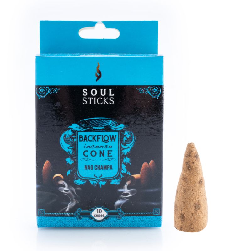 Backflow Incense Cone - Soul Sticks Nag Champa (12 Packs)
