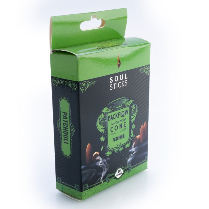 Backflow Incense Cone - Soul Sticks Patchouli (12 Packs)