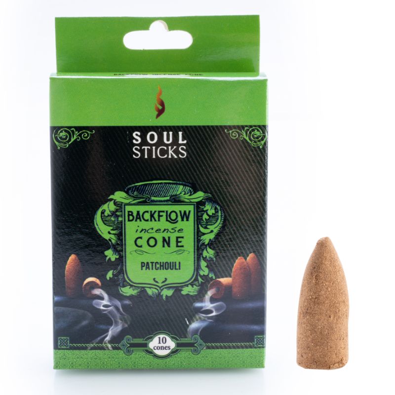 Backflow Incense Cone - Soul Sticks Patchouli (12 Packs)