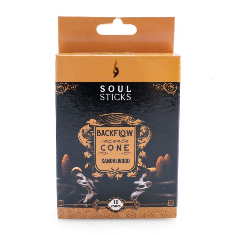 Backflow Incense Cone - Soul Sticks Sandalwood (12 Packs)