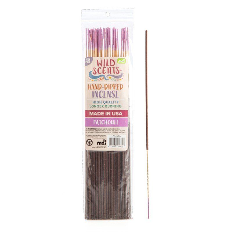 Incense Sticks - Wild Scents Patchouli (40PCS)