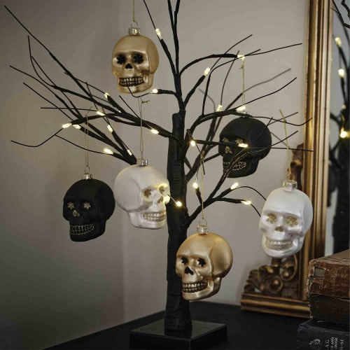Deadly Soiree Skull Tree Decorations