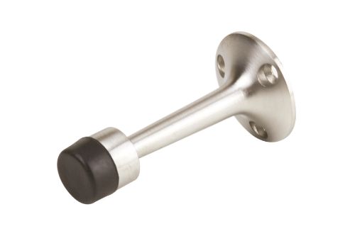 Stainless Door Stop 36 x 74mm Satin Stainless 304 - Satin Stainless Steel