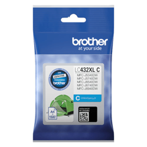 Brother LC432XL Original Cyan Ink Cartridge