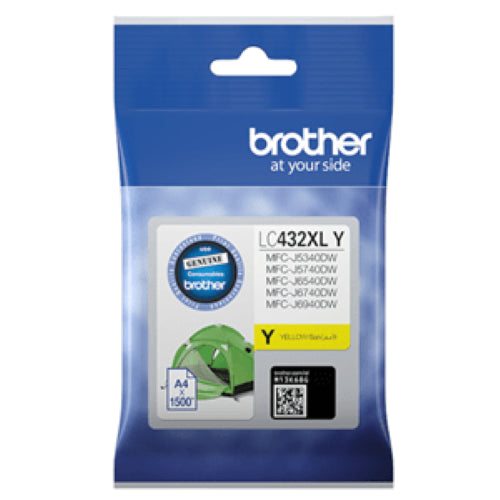 Brother LC432XL Original Yellow Ink Cartridge
