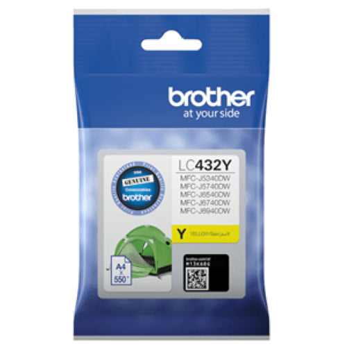 Brother LC432 Original Yellow Ink Cartridge