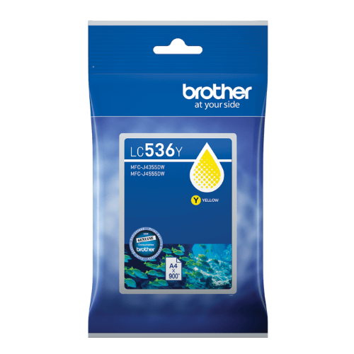 Brother LC536Y Genuine Yellow Ink