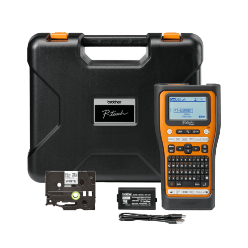 Brother PT-E560BTVP Portable Bluetooth Electrician Label Maker