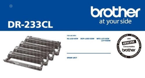 Brother DR233 Genuine Drum Unit x 4