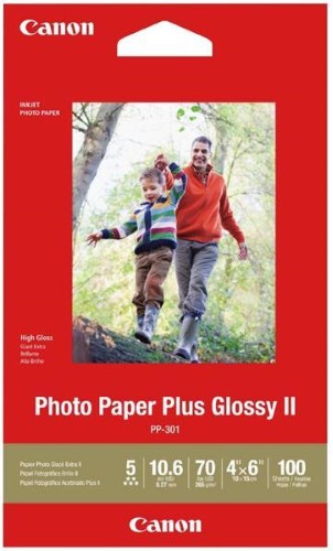 Canon Glossy II Photo Paper 6" x 4" 275gsm x 100 Sheets