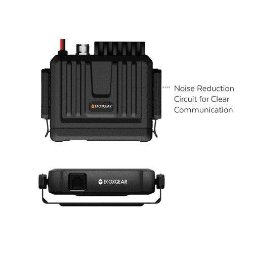 ECOXGEAR ECOXTALK Super Compact EXG3000-TPK 5.0W UHF CB Fixed Mount Radio