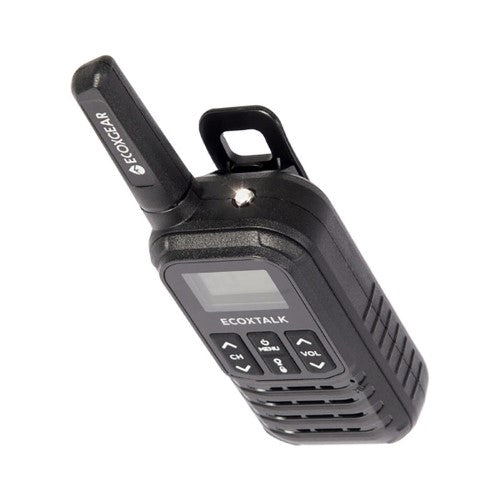 Ecoxgear Ecoxtalk 500mw Compact Handheld UHF Radio 3km Green Camo, 2’s Pack