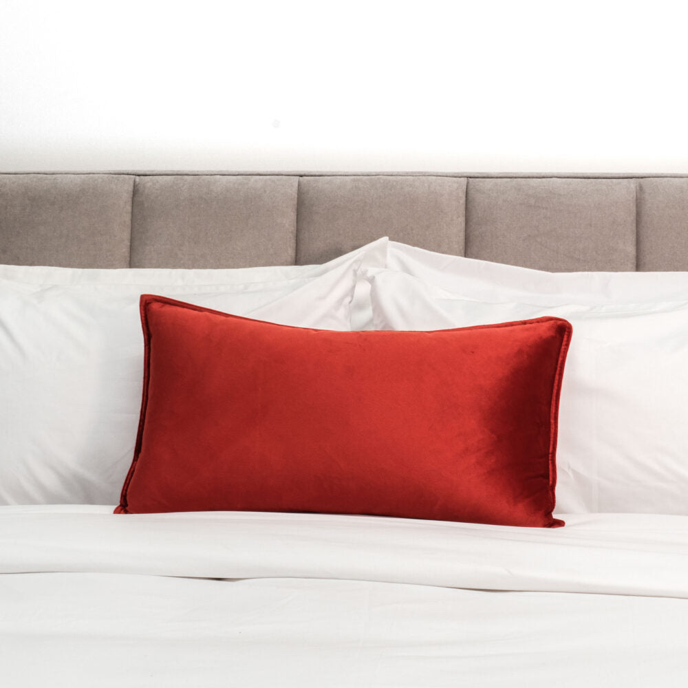 DreamGreen Verve Velvet Cushion Cover Russet - Breakfast