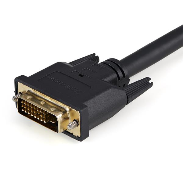 DVI-D Splitter Cable 30cm for connecting two monitors or projectors, featuring gold-plated connectors for high-quality video.