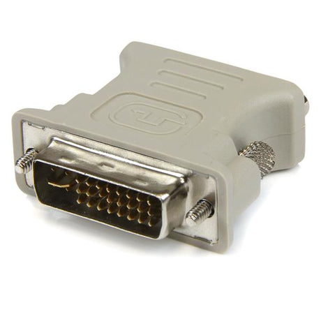 DVI to VGA Adapter connects DVI Male to VGA Female for seamless display connectivity with PC and MAC, backed by a lifetime warranty.