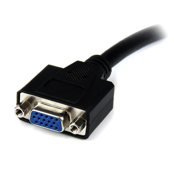 20cm DVI to VGA adapter for connecting PC and Mac displays, providing reliable visuals and compatibility with DVI-I and VGA devices.