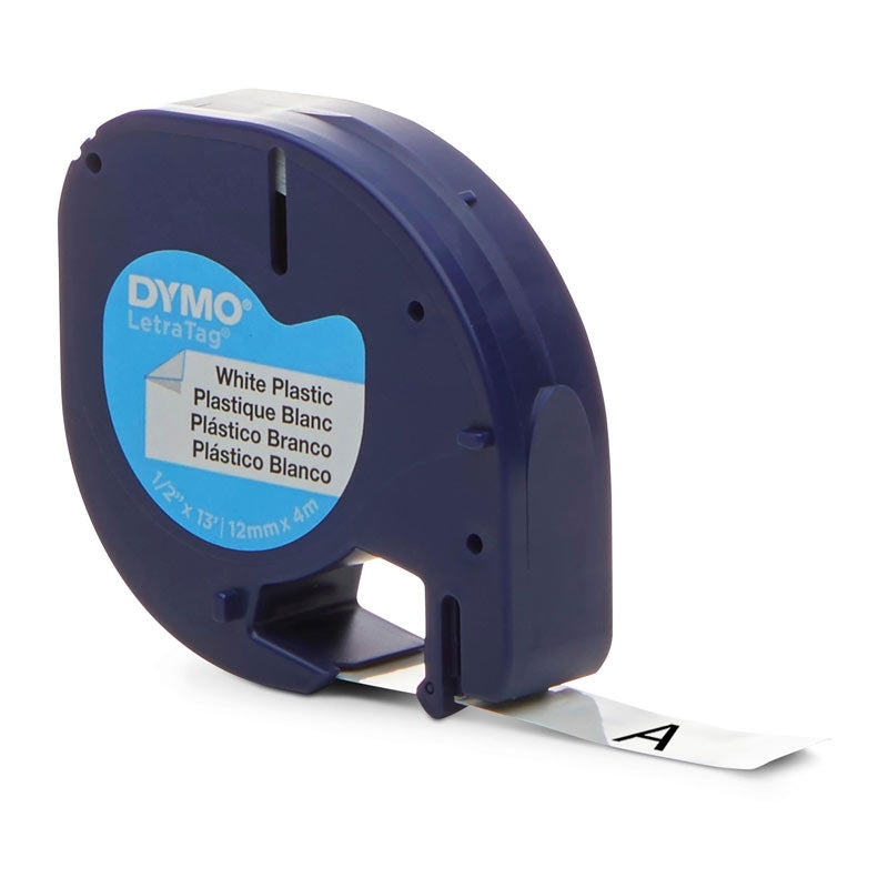 Dymo LT Plastic 12mm x 4m Wht